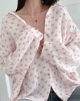 Musselin Bluse, Polka Dots, 6 Farben