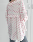 Musselin Bluse, Polka Dots, 6 Farben