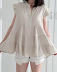 Musselin Top, 5 Farben
