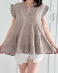 Musselin Top, 5 Farben