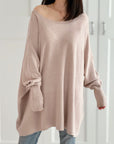 Oversized Strickpullover, Good Vibes