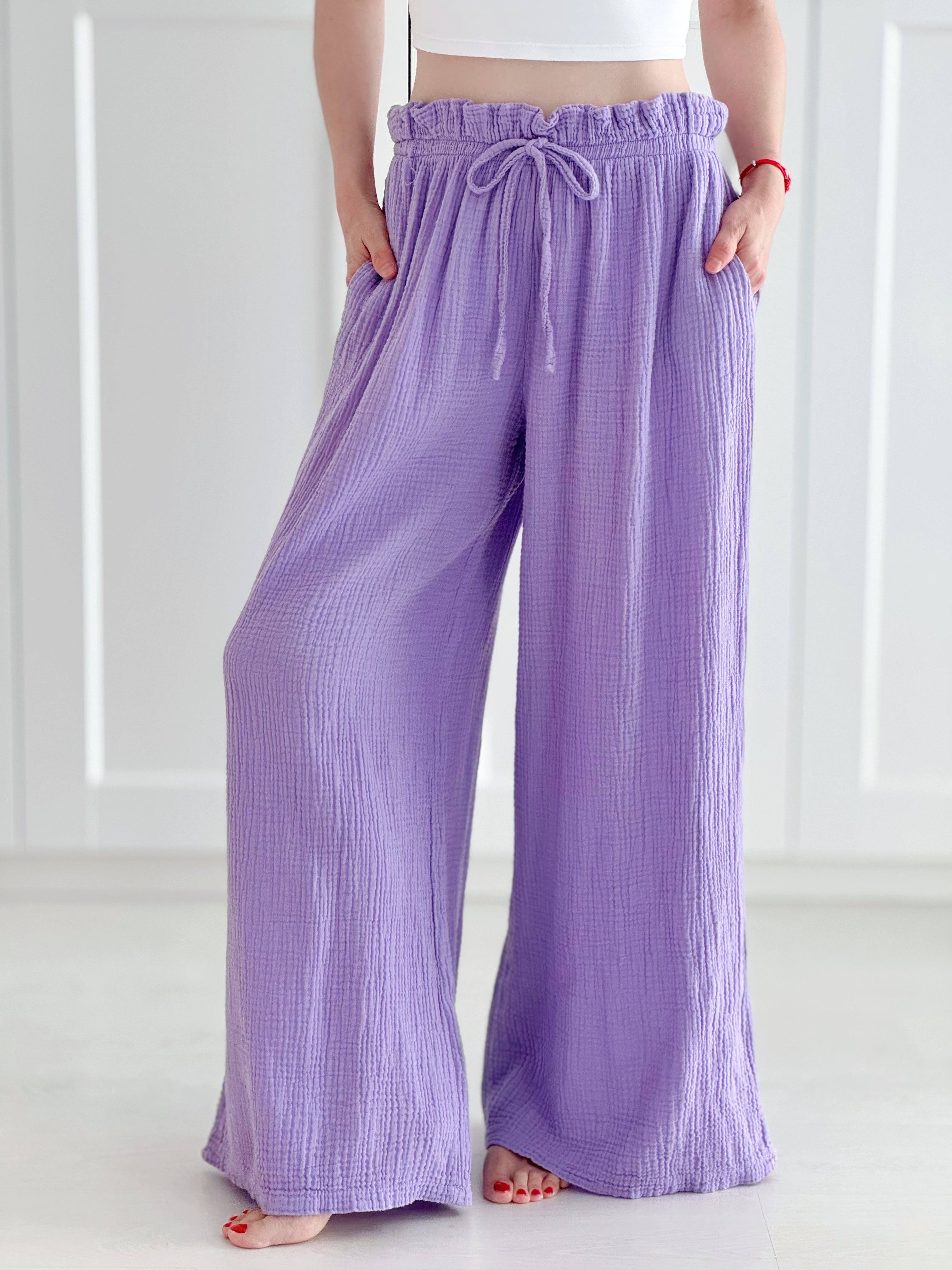 Musselin Hose, Classic, 6 Farben