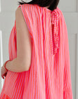 Musselin Boho-Top, Neon-Streifen, 2 Farben