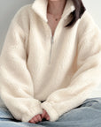 Teddy-Sweatshirt, 2 Farben