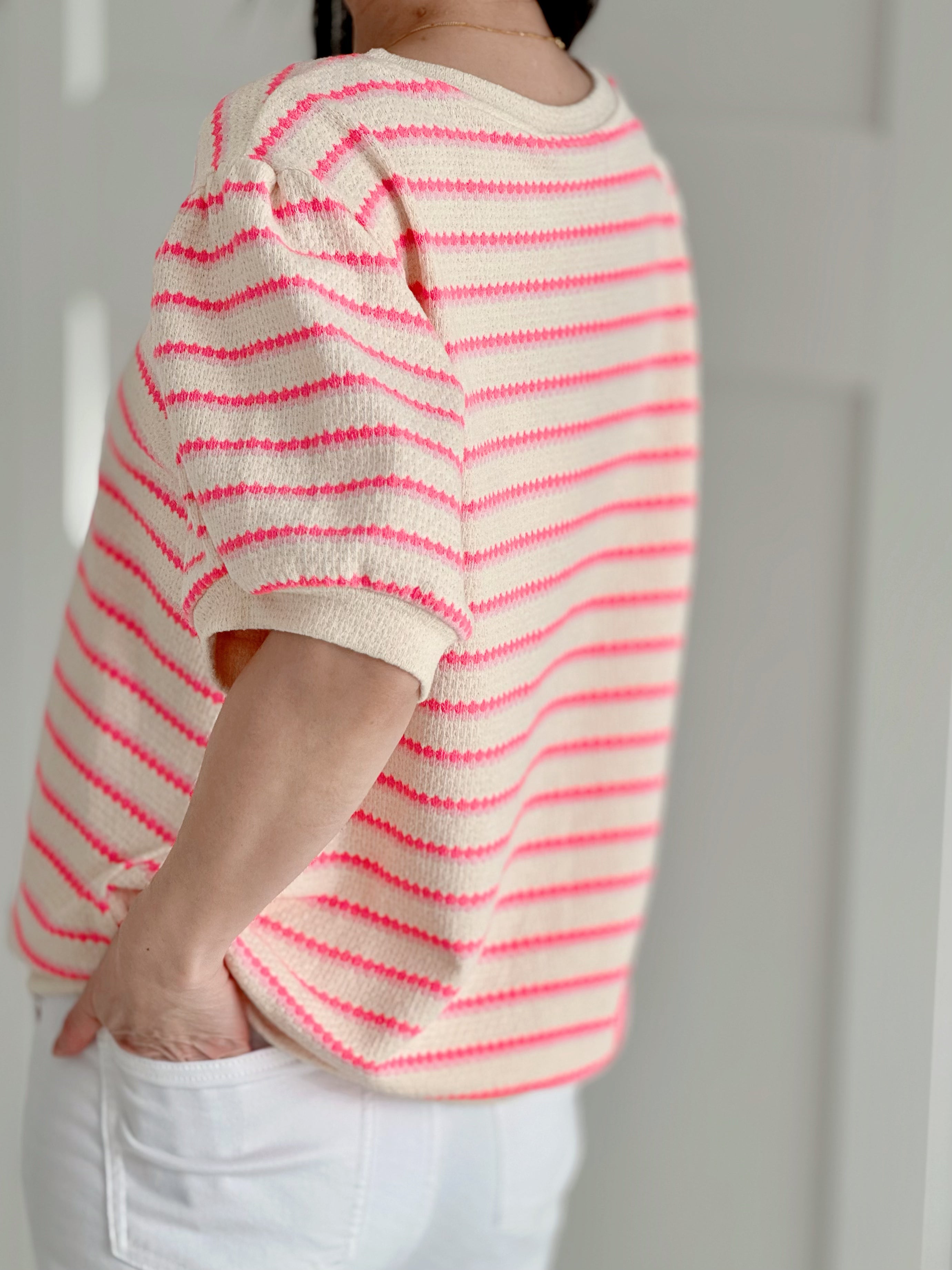 Pullover, Halbarm, Los Angeles, 3 Farben