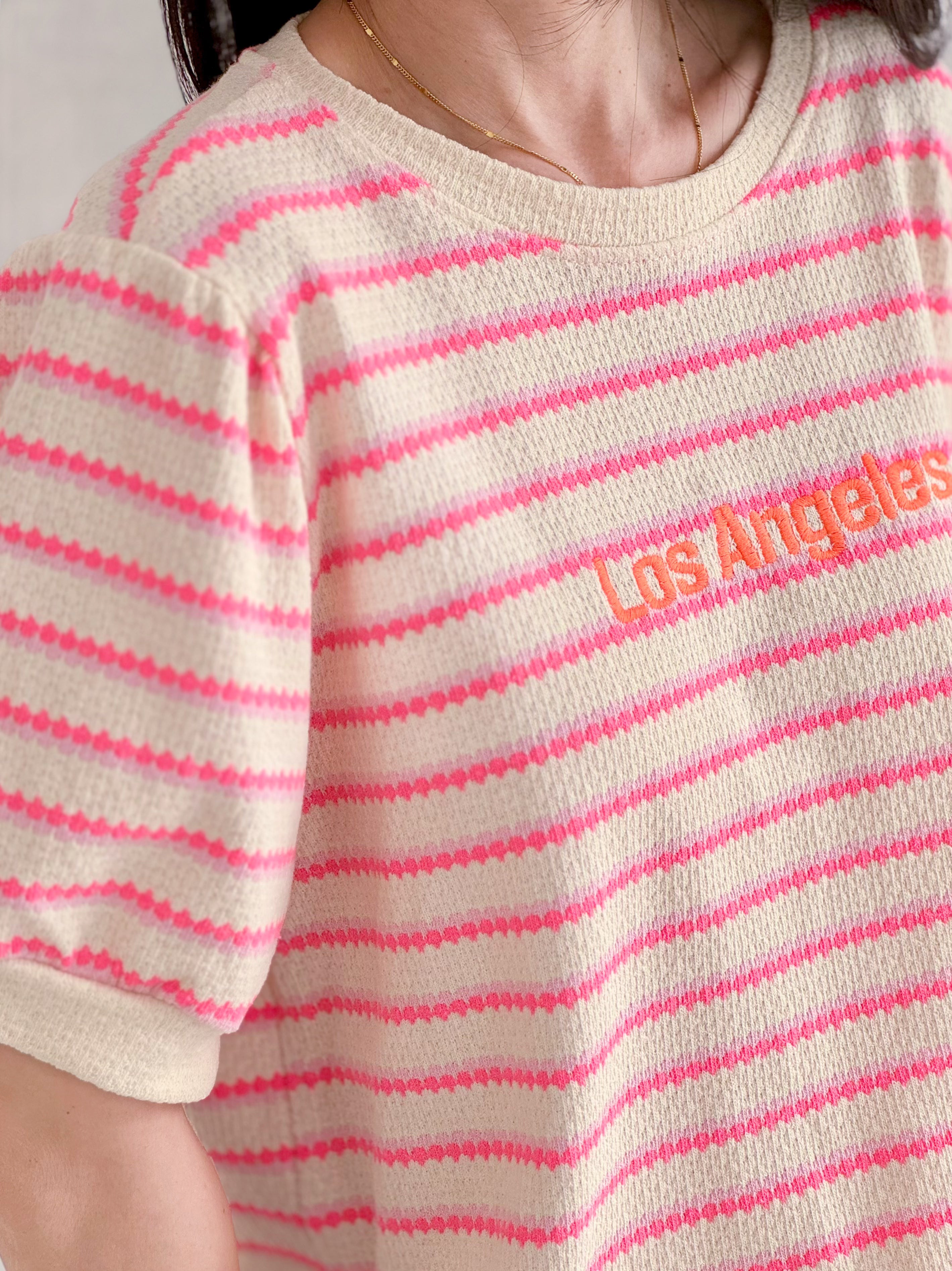 Pullover, Halbarm, Los Angeles, 3 Farben