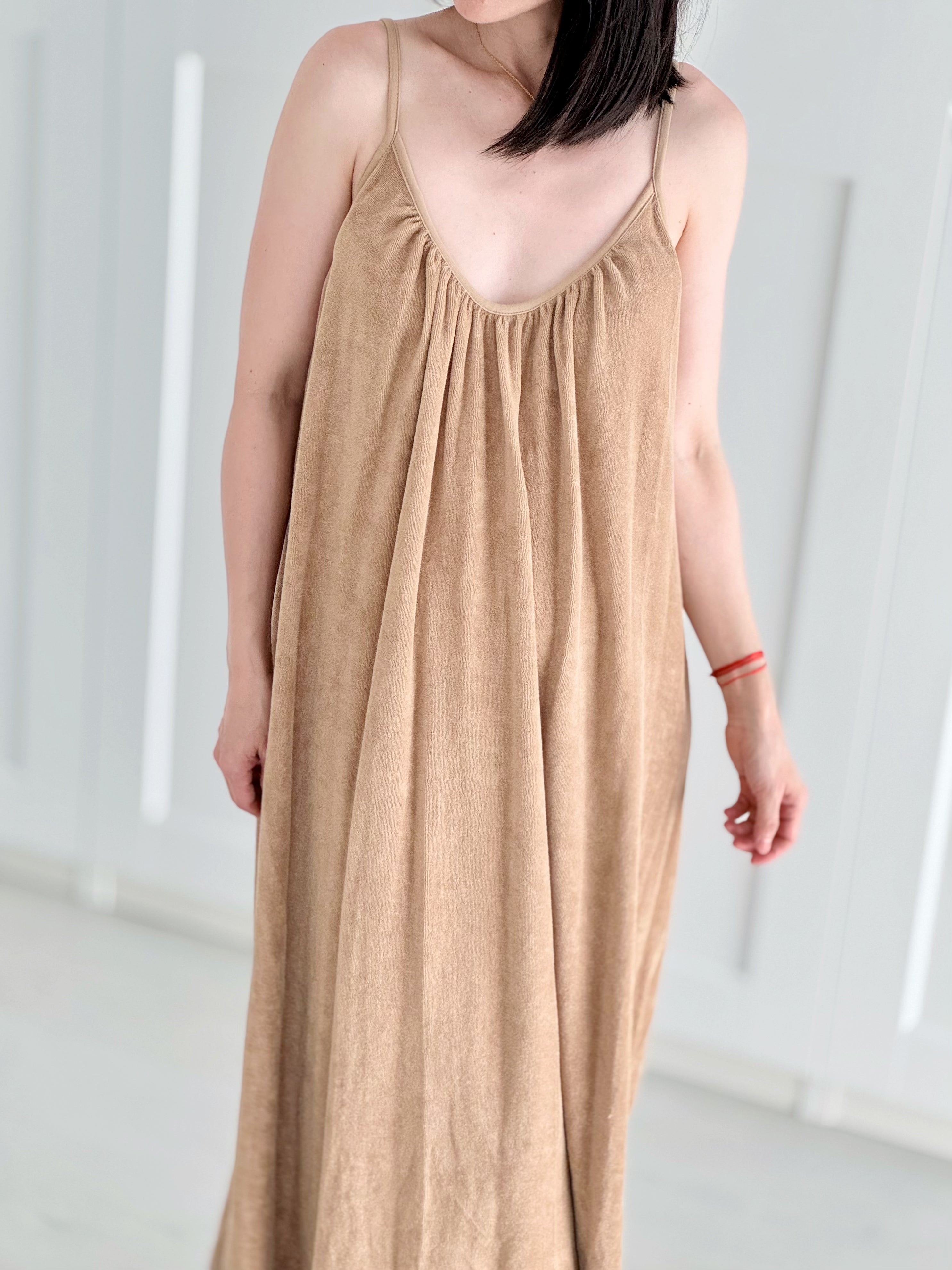 Frottee Sommerkleid, 5 Farben