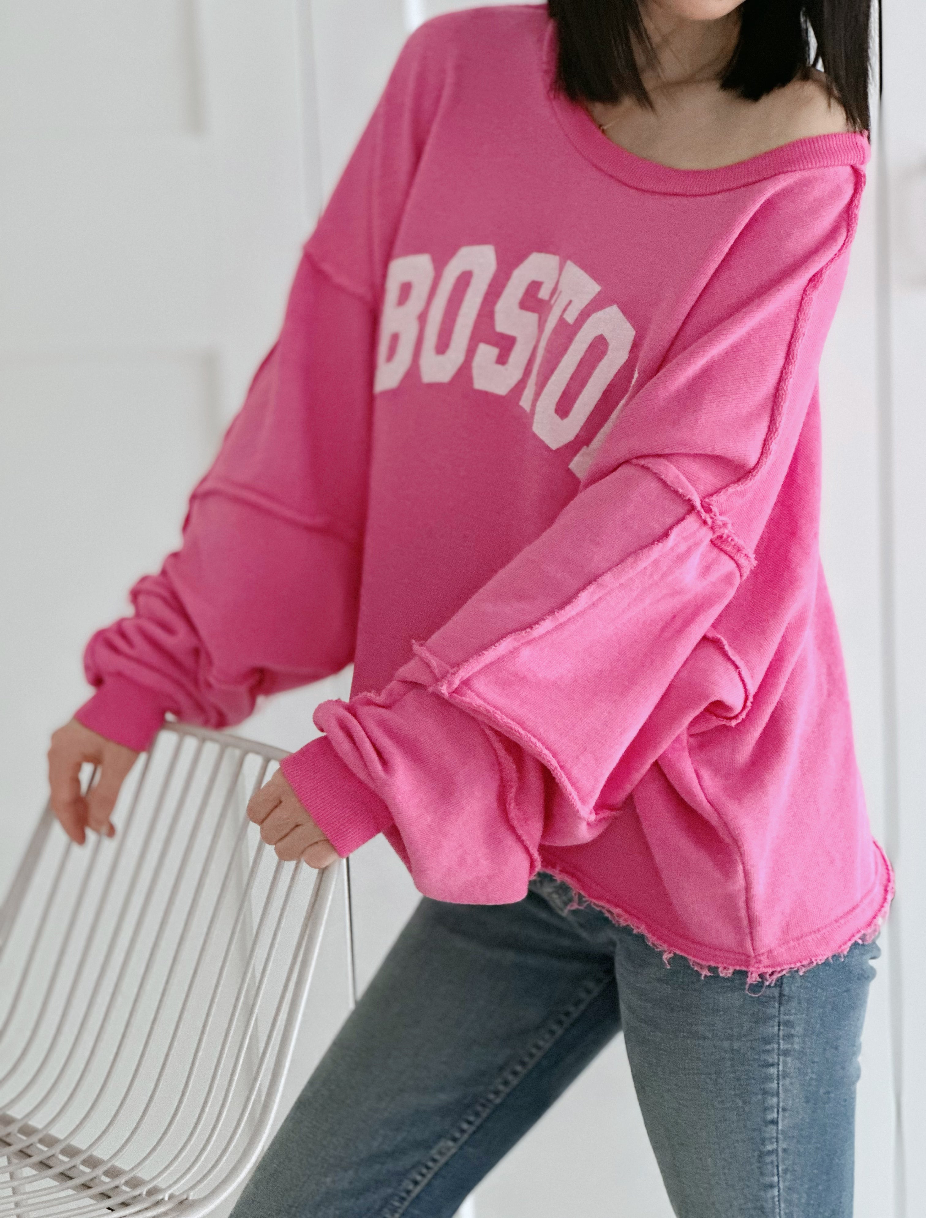 Sweatshirt, Boston, Regular-Size