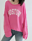 Sweatshirt, Boston, Regular-Size