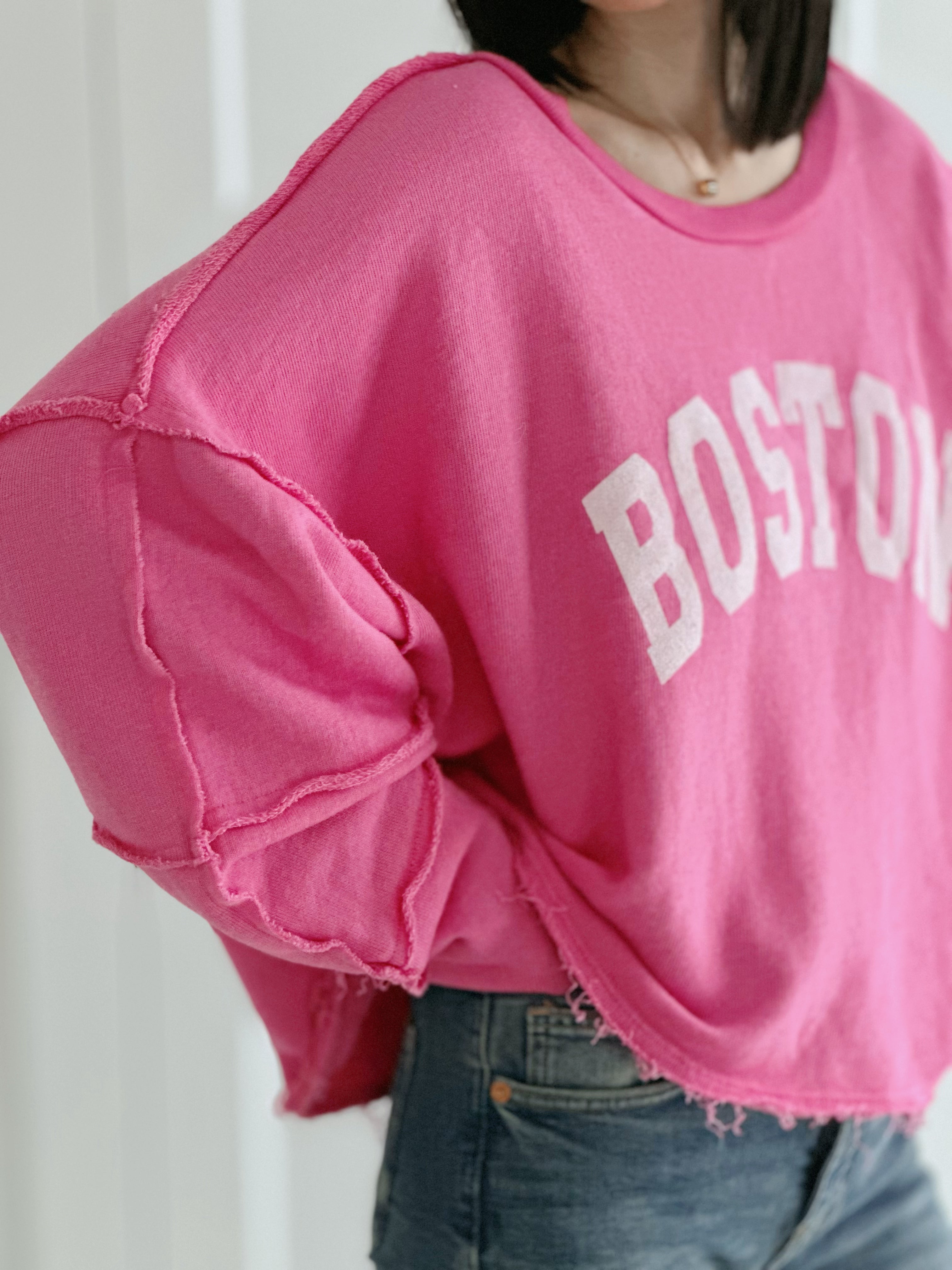 Sweatshirt, Boston, Regular-Size