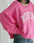 Sweatshirt, Boston, Regular-Size