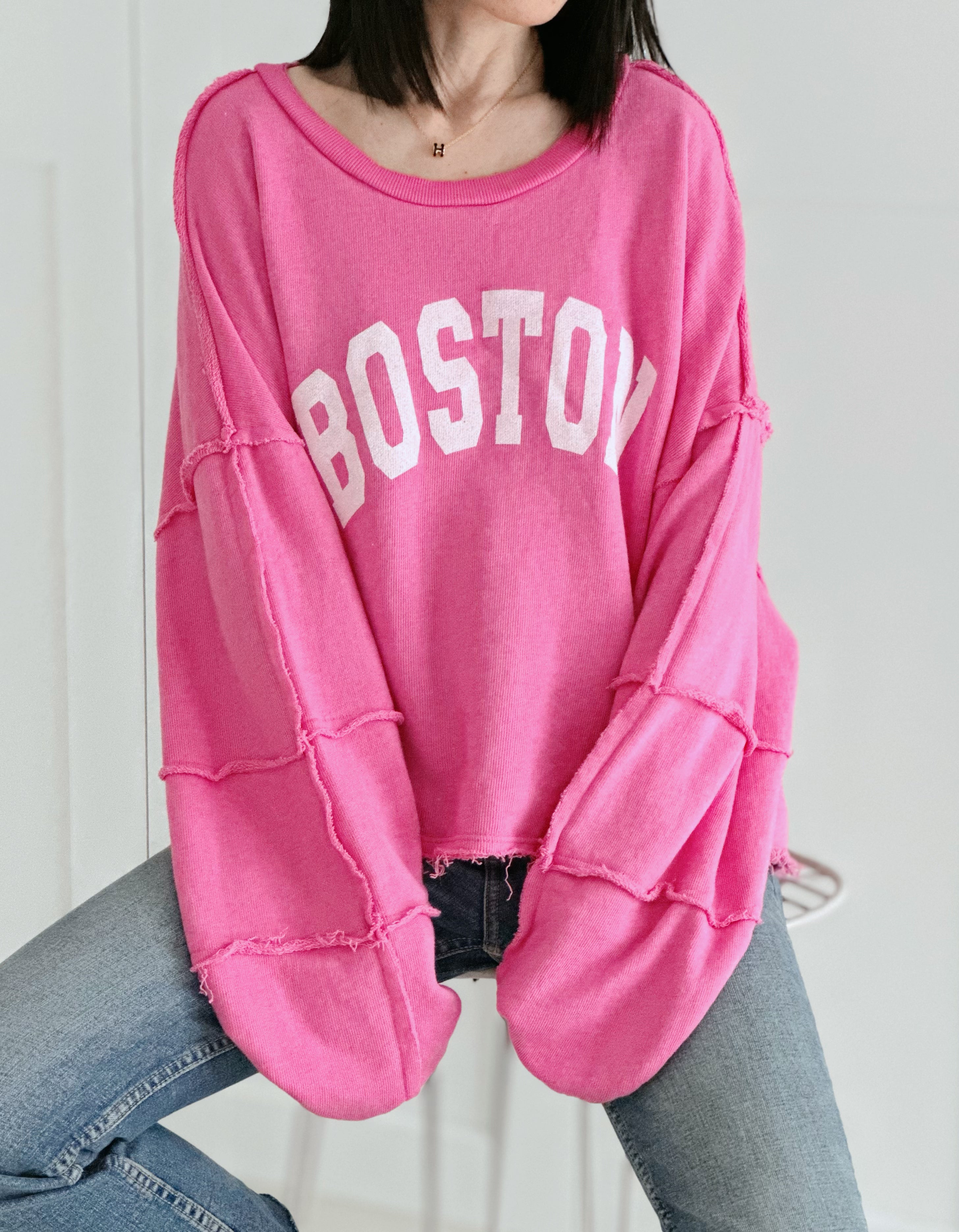 Sweatshirt, Boston, Regular-Size