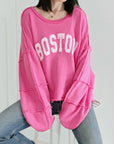 Sweatshirt, Boston, Regular-Size