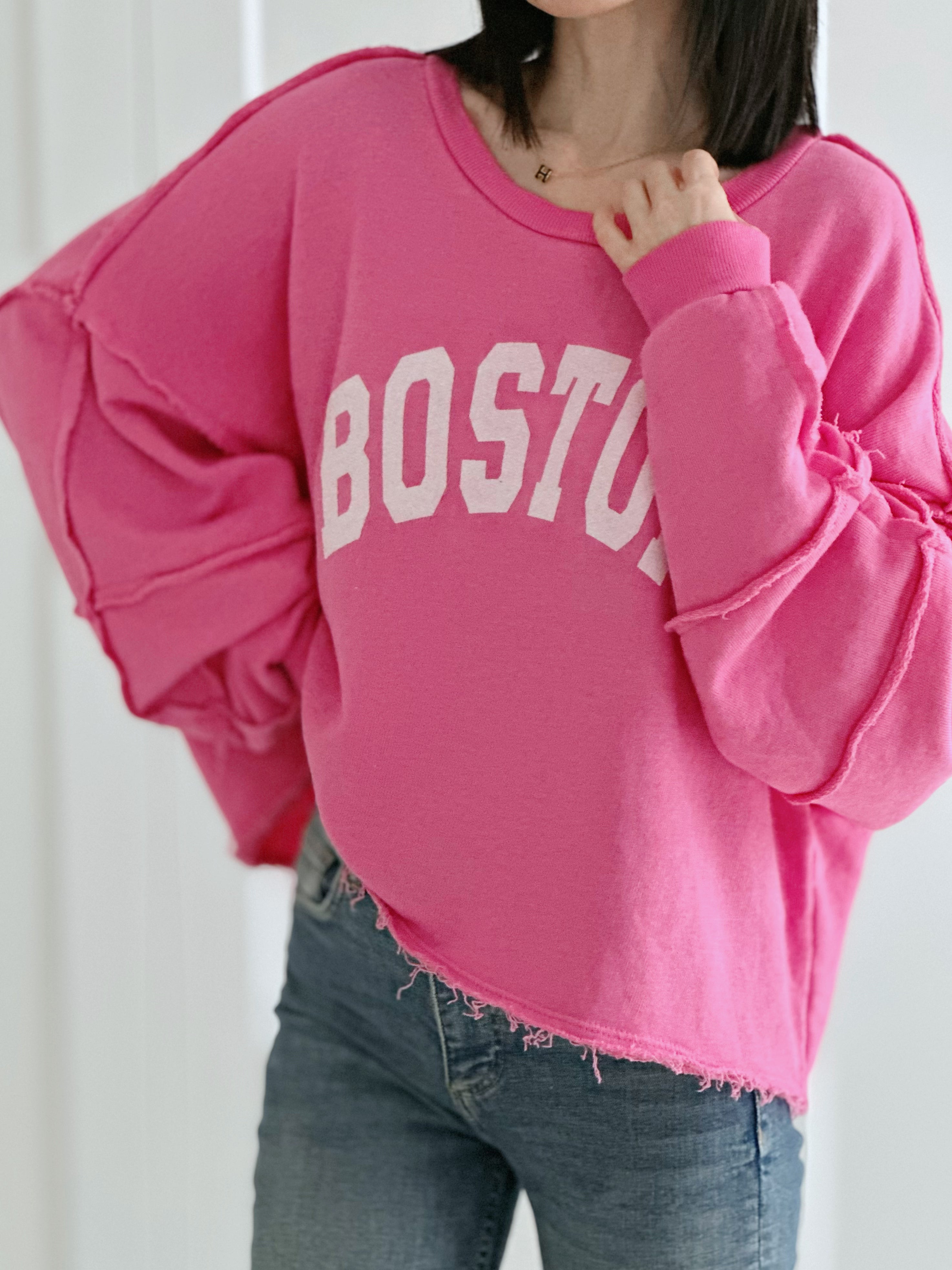 Sweatshirt, Boston, Regular-Size