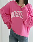 Sweatshirt, Boston, Regular-Size