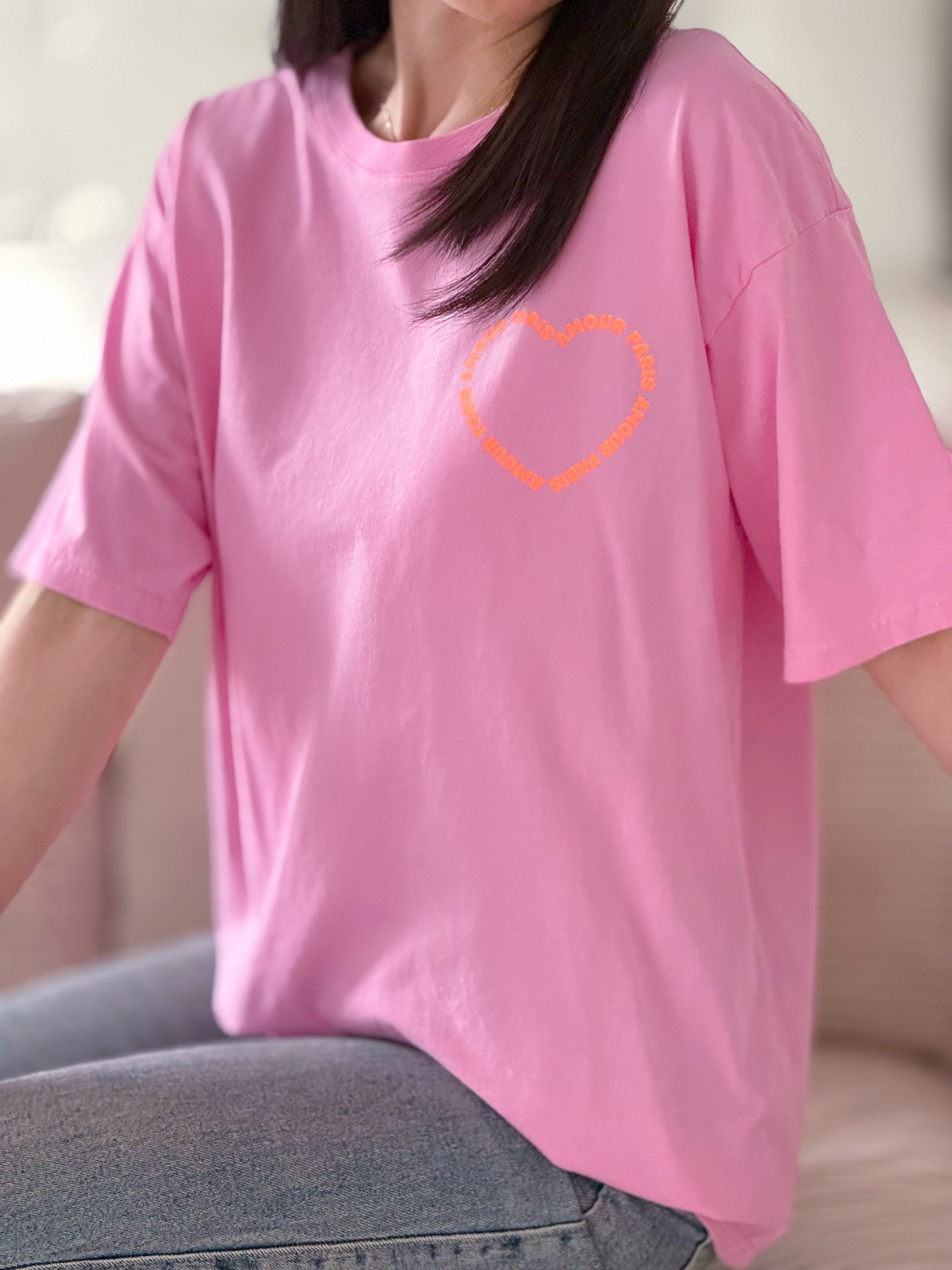 T-Shirt, Amour Paris, 2 Farben