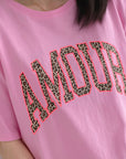 T-Shirt, Leo Amour, 2 Farben