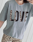 T-Shirt, Leo-LOVE (halb), 4 Farben