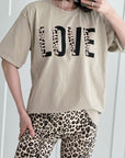 T-Shirt, Leo-LOVE (halb), 4 Farben