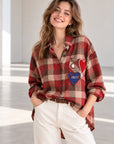 Karobluse mit Herz-Deko