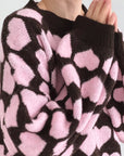 Pullover, Herzen, 6 Farben