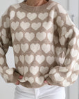 Pullover, Herzen, 6 Farben