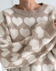 Pullover, Herzen, 6 Farben