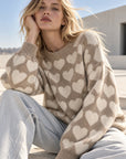 Pullover, Herzen, 6 Farben