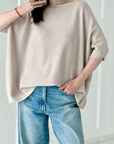Strickpullover, Rundhalsausschnitt, 3/4, Ärmel, 4 Farben