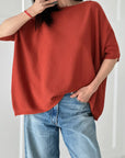 Strickpullover, Rundhalsausschnitt, 3/4, Ärmel, 4 Farben