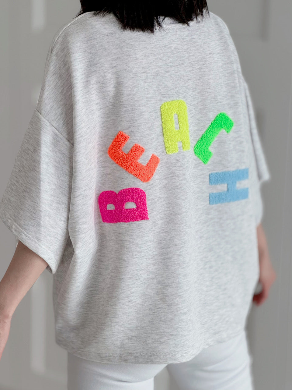 Sweat-T-Shirt, Beach, 3 Farben