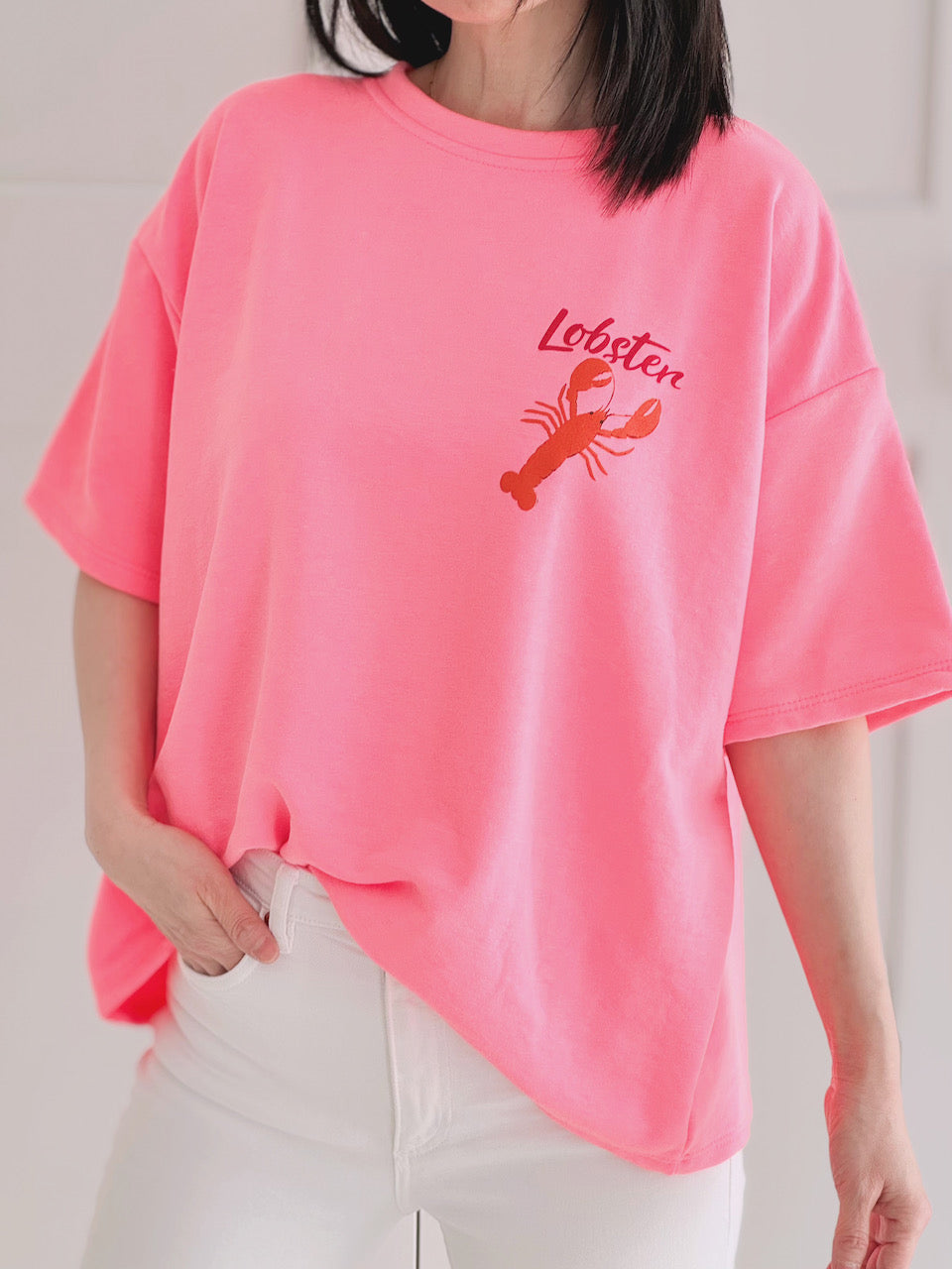 Sweat-T-Shirt, Lobster, 2 Farben