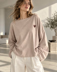 Sweatshirt, Leo-Herz, weite Ärmel, 4 Farben