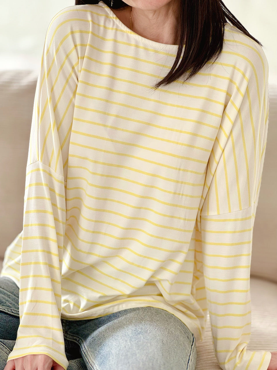 Longsleeves, Viskose, 6 Farben