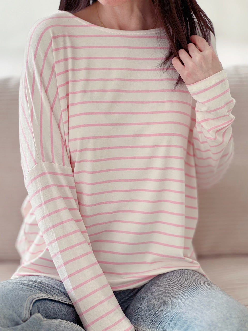 Longsleeves, Viskose, 6 Farben