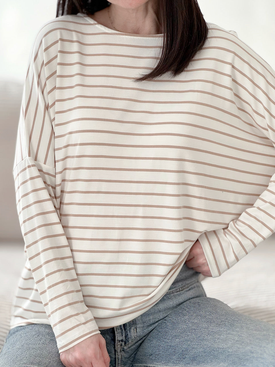 Longsleeves, Viskose, 6 Farben