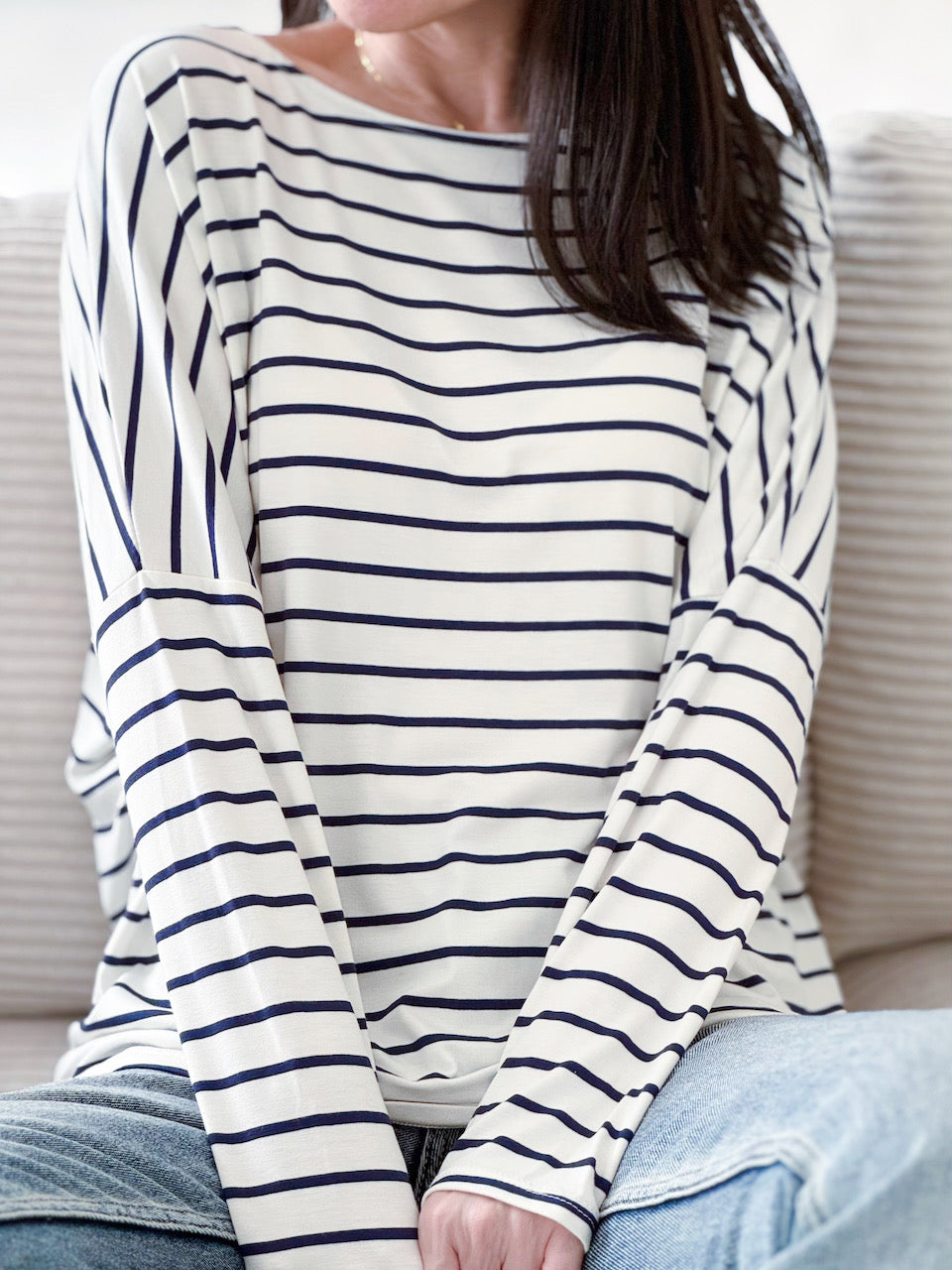 Longsleeves, Viskose, 6 Farben