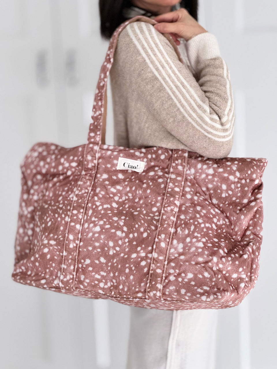 Wochenendtasche, Rehprint