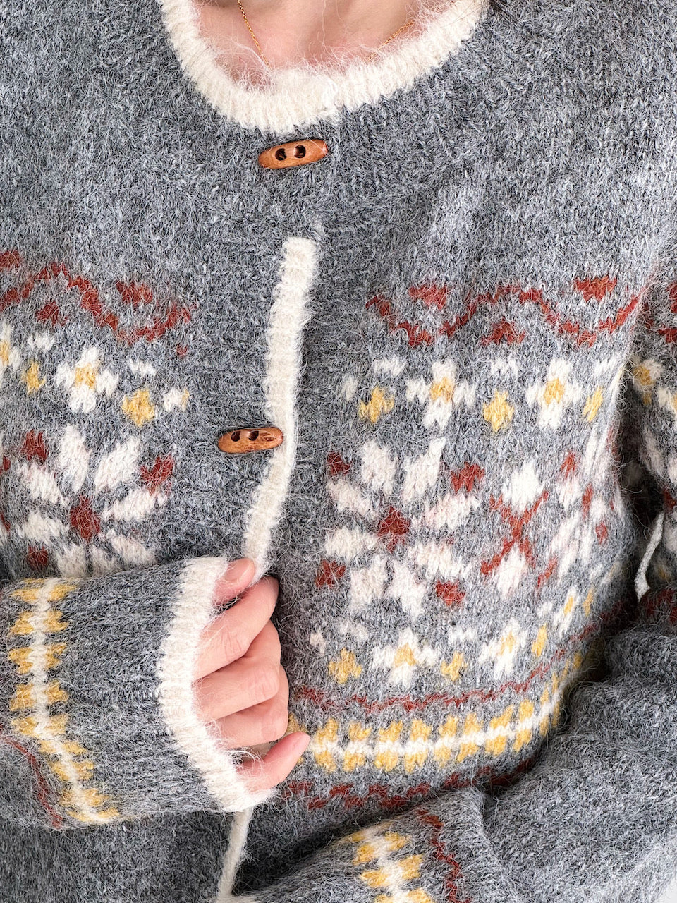 Norweger-Strickjacke, 2 Farben