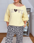 Bouclé Pullover, Leo-LOVE, 6 Farben