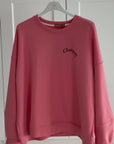 Sweatshirt, Champagne Club, Korallrosa
