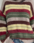 Pullover, Farbstreifen, Gelb