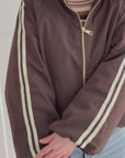 Bomberjacke, Knontrastlinie-2, 2 Farben