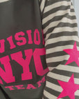 Longsleeves, NYC & Stars, Olive