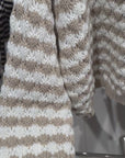 Pullover, Streifen, Grobstrick, 2 Farben